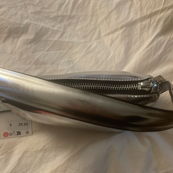 Silver Zara Small bag adjustable strap - Picture 3 of 5